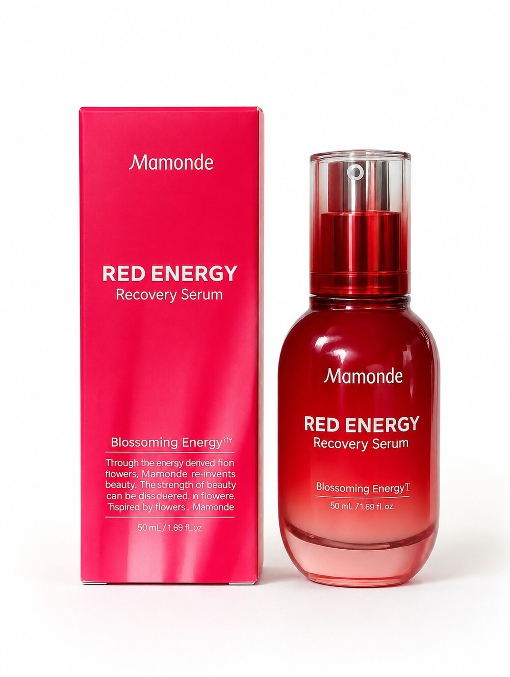 Mamonde Red Energy Recovery Serum 50mL Korean Skincare New In Box
